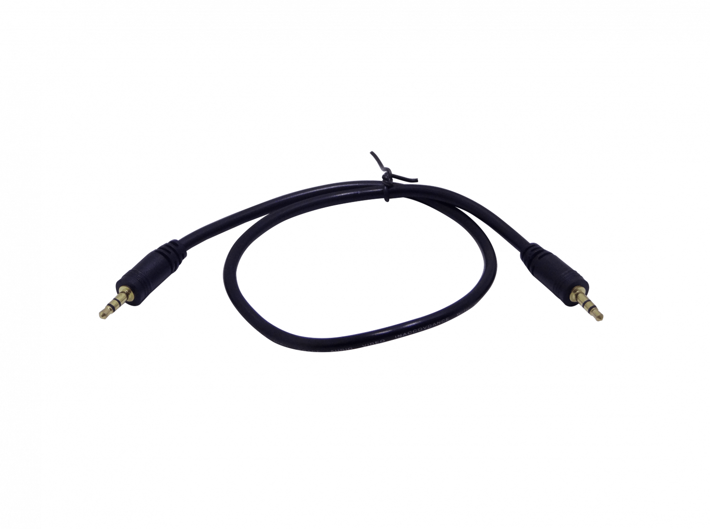 AUDIO-0.5M. Conector 3.5mm Macho-Macho Longitud 0.5 metros Cable Sonido Jack 1/8 50cm