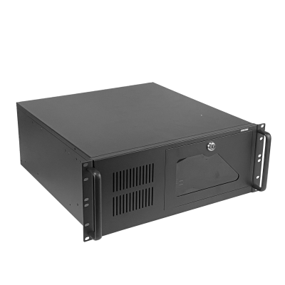 RAG-4U. Gabinete Rack LINKMADE 4U para Micro-ATX y ATX con 4 ranuras PCI de perfil bajo, requiere fuente ATX