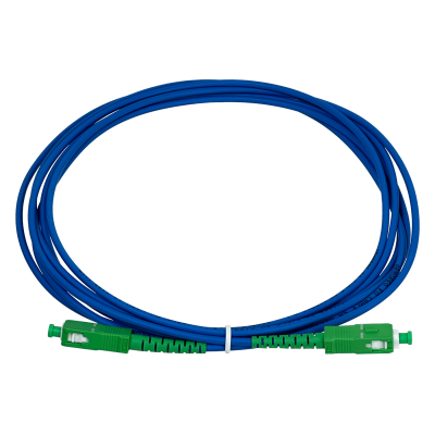JBSAA3. LSZH Apantallado 3mt SC/APC-SC/APC SM Simplex Latiguillo Fibra 3.0mm 9/125um