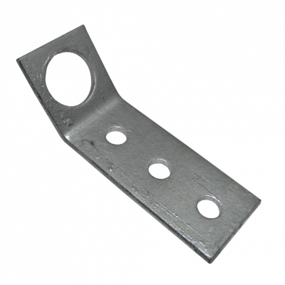 MAST-FA LINKMADE SUJECIÓN PARA VIENTOS CON PERFORACIÓN ANGULAR 80x40x3mm Galvanizado
