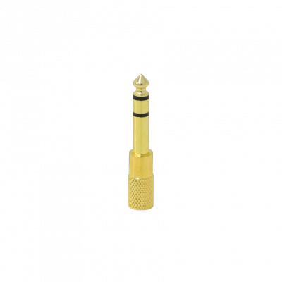 ASM35 Adaptador Acoplador Estéreo de Audio Plug 3,5mm Hembra a 6,35mm Macho (1/8" a 1/4")