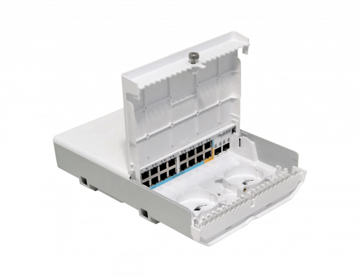 NETPOWER-15FR-LIQ MIKROTIK USADO 16-100(15-PoE-in) 2-SFP L5 req18-57V CRS318-1FI-15FR-2S