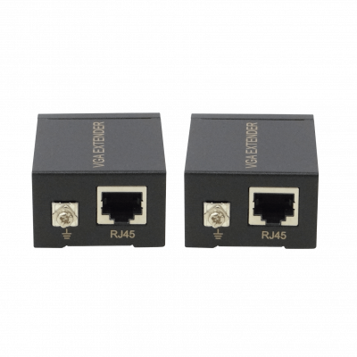 VGA-RJ45 Extension Pasiva Pareja VGA-H UTP-RJ45 60mt no requiere fuentes poder