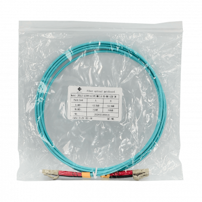 JF3LL2 2m LC-LC OM3 Multimodo MM Dúplex Latiguillo Fibra 3.0mm 50/125µm LSZH