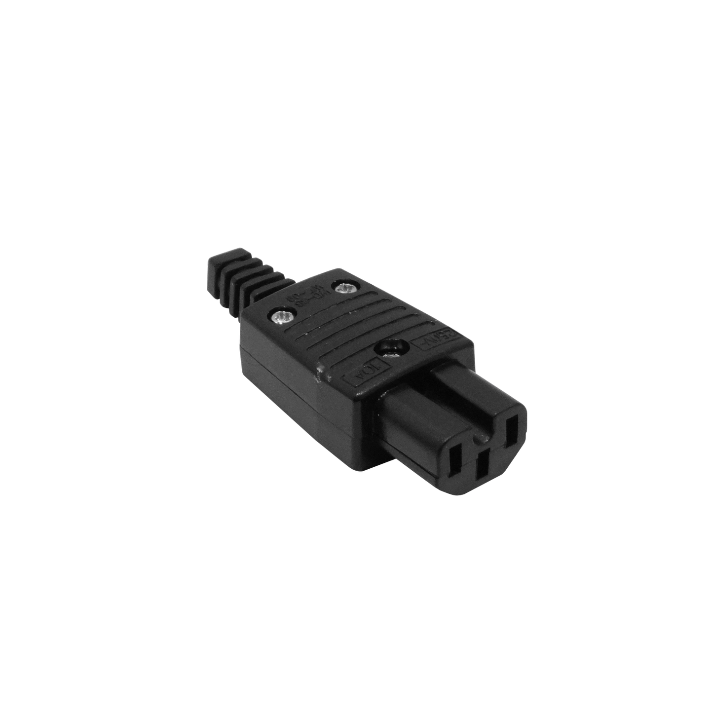 C15-HV Conector Hembra Volante C15 para Computación 10A Color Negro