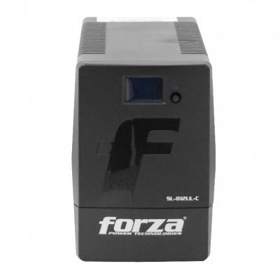 SL-812UL-C FORZA 65WH 1x9AH 800VA 480W 4-IH-Chile 1-C13 1-C14 AVR USB 2-RJ UPS