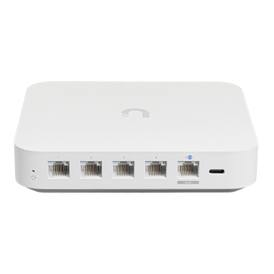 UCG-ULTRA UBIQUITI 1-2500 4-1000 IDS/IPS SD-WAN incl-5V USB-C BTE UniFi Gateway