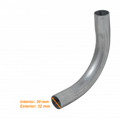 EMT32-C 32mm Galvanizado Curva para Tubería Conduit Metálica Pesada