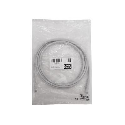 CP6G-30L LINKMADE 3MT CAT6 GRIS LSZH CABLE PATCH INYECTADO MULTIFILAR