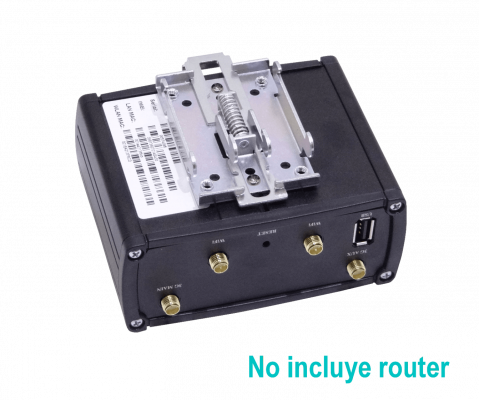 DINRAIL TELTONIKA Soporte Riel Din para Línea Router RUT95X RUT240 RUT200