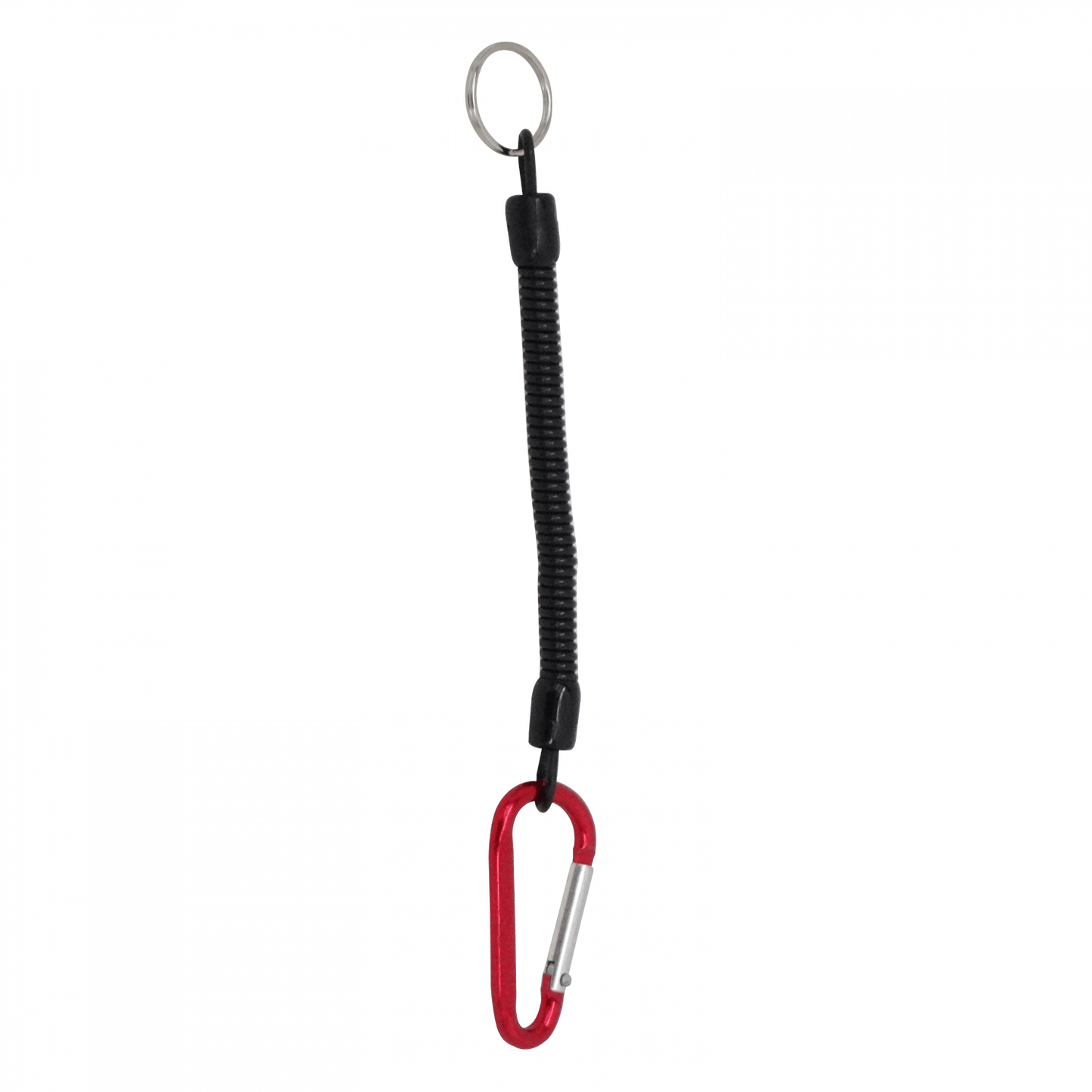 TEDE-1 Cinta Sujetadora Elástica 18-50cm con Mosquetón/Gancho para Herramientas Rojo