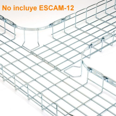 ESCAM-P. LCMT Bracket Angular PA4EZ p/Escalerilla Canasto Malla Hilo Cablofil