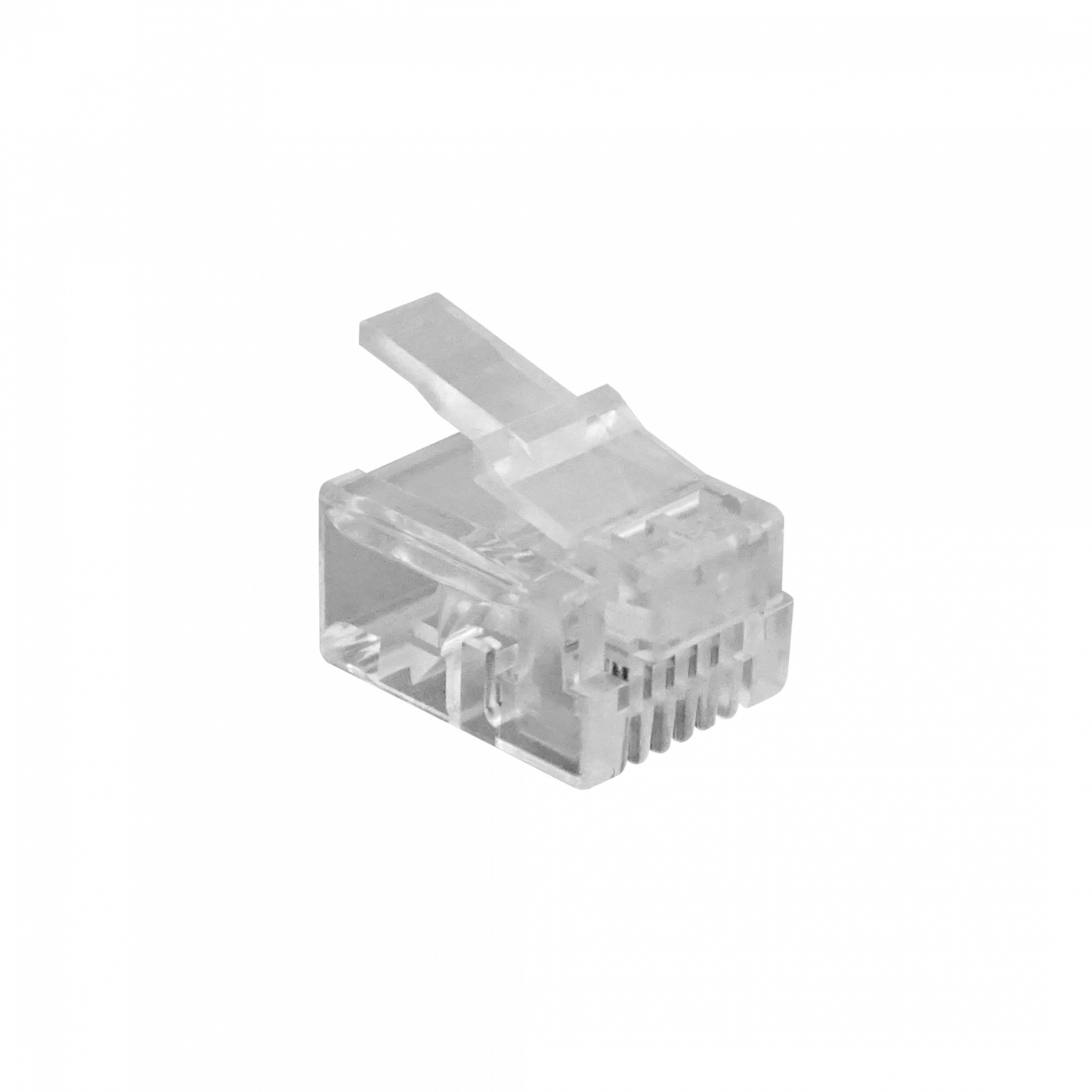 4RJ-B Empaque 100-piezas 6P4C RJ11/RJ14 Conector Macho para Crimpar