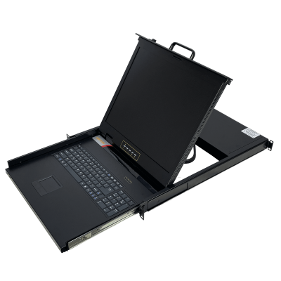 CONSOLA-1U Consola Monitor 1-VGA Teclado Trackpad 1-USB Rack 1U requiere-KVM