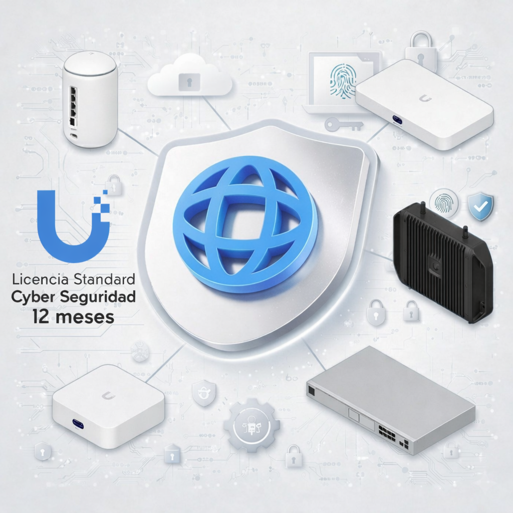 ULU1. Licencia UBIQUITI CyberSecure de 12 meses para 1 sitio, excluyendo la edición Enterprise
