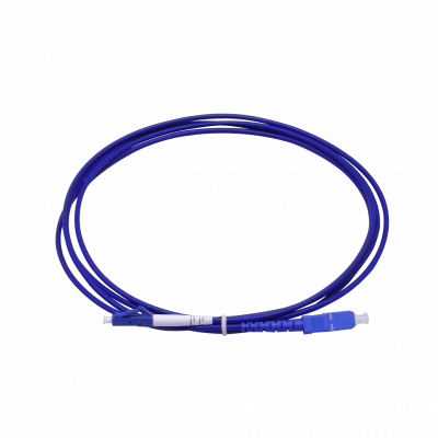 JBSLC2 LSZH Blindado 2mt LC-SC SM Simplex Latiguillo Fibra 3.0mm 9/125um
