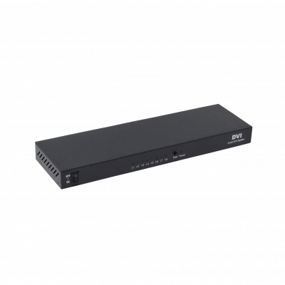 DVI-1X8 Distribuidor 1x8 DVI/D/Dual-M 1080p 1-entrada 8-salidas incl-5V-3A 165MHz 1920x1440