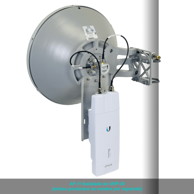 UHP-30 ALGCOM ISO+RAD 11GHz 0,3m 30dBi 10,0-11,7GHz 4º 2x2 2-RPSMA-H Antena Parabólica