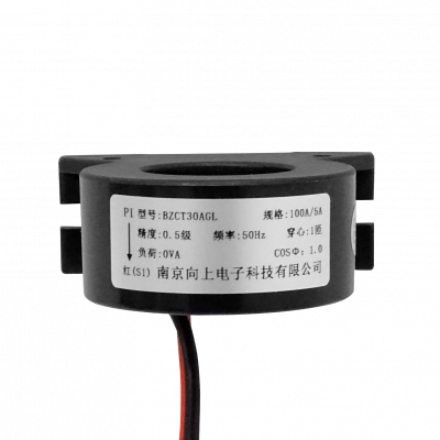 CT5-100 Transformador de corriente 100A/5A clase 0,5 diámetro interior 23mm exterior 50mm paso único de cable