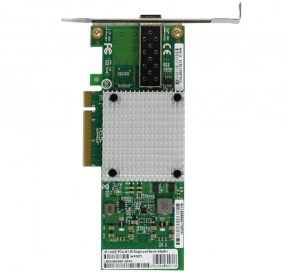 PCIE-1SFP+ LRLINK PCIe-x8 1-SFP+10G NIC LREC9801BF Tarjeta Intel82599 p/Servidor