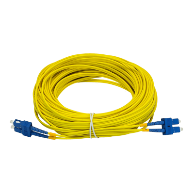 JFSCC25 Latiguillo de fibra óptica monomodo dúplex SC-SC/UPC 25 metros 9/125um diámetro 3mm