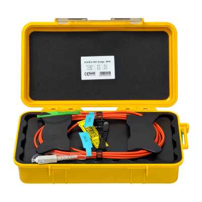 BOB-05ACM Bobina de Lanzamiento 500 metros OM1 Multimodo MM SX 62,5/125 SC/APC-SC/UPC 0,5km