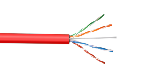 CBL-UR3 LINKMADE BOBINA UTP ROJO CAT5E COBRE 300 METROS CONDUCTOR ÚNICO