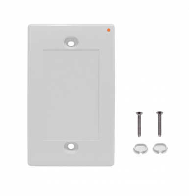 FP0WL. Placa frontal ciega LINKMADE, color blanco, dimensiones 70x114 mm