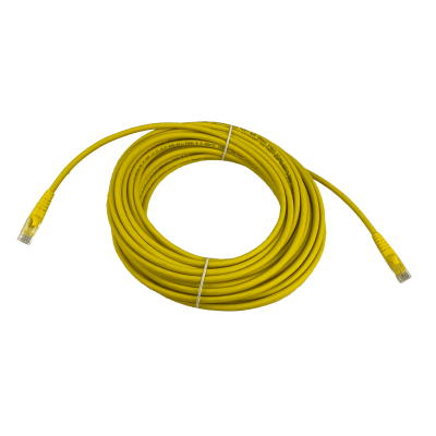 CP6M-150L LINKMADE 15mt CAT6 Amarillo LSZH Cable Patch Inyectado Multifilar