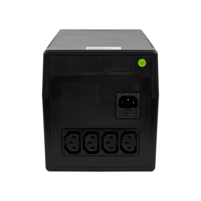 ESIT1000 ENERSAFE UPS 1000VA/600W con Batería 104WH (2x7Ah), 4 Tomas C13, AVR, Rango 162-290VAC y Transferencia 2-6ms