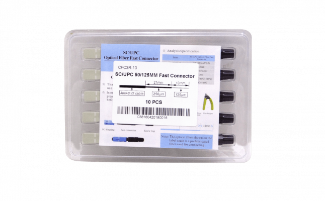 CFC3R-10 SC MM 50/125 10-unidades Empalme Rapido MultiModo SX