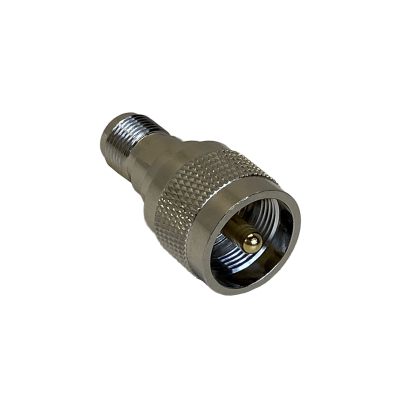 UMTH Adaptador coaxial acoplador de conector UHF macho a TNC hembra