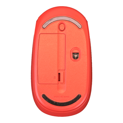 1850R Ratón Inalámbrico Rojo USB-AM 2,4GHz Funciona con 1 Pila AA Color Rojo Intenso