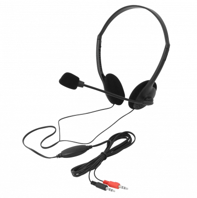 XTS-220 XTECH Diadema con Audífonos Estéreo y Micrófono Integrado 2 Conectores 3.5mm Macho