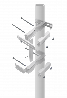 RD-5G30-LW UBIQUITI Antena parabólica para ISO-BEAM 30 dBi 648 mm 5,1-5,9 GHz 2x2 2 conectores RP-SMA