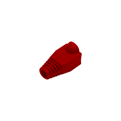 RJC-BR Rojo Bolsa-100-unidades Capuchon p/RJ45
