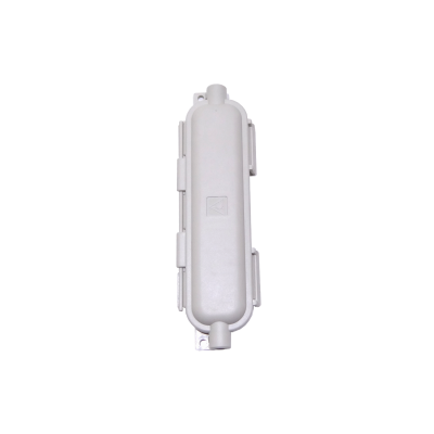 MUFA-1E 160x48x9mm Caja Unitaria para Empalme de Fibra Blanca requiere Manguito de Empalme para Uso Externo