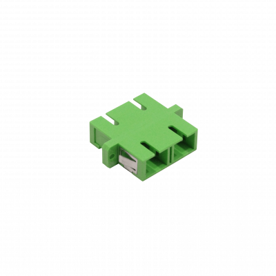 FASCDA SC-SC Verde/APC SM DX-Duplex Acoplador de Fibra Adaptador para Panel-Frontal/Caja