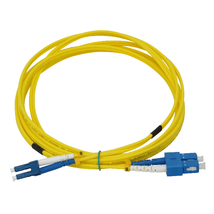 JFSLC3 3mt LC-SC/UPC MonoModo SM Duplex Jumper Cable Fibra 9/125um 3mm