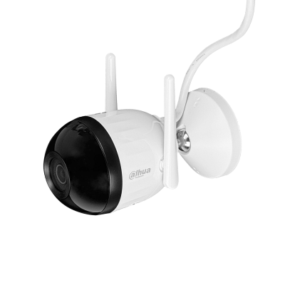 F4CN-LED. DAHUA 4 Megapíxeles lente 2,8mm Inalámbrico 2,4GHz Ranura MicroSD IP67 1-100 Iluminación infrarroja 30 metros incluye fuente 12Vdc 0280B