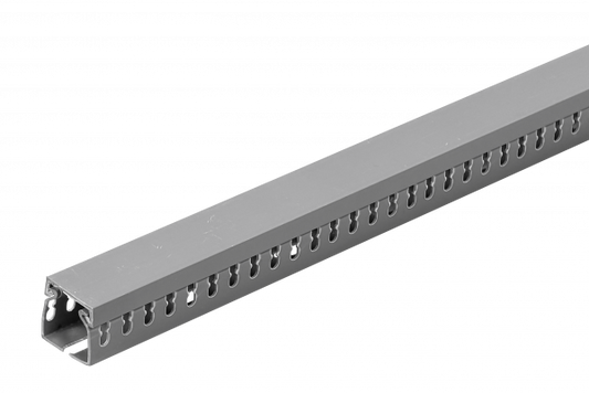 RAD-E2 Conducto Ranurable 2mt x 25x25mm Gris destinado a Cuadro Eléctrico