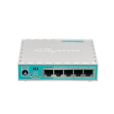 HEX MIKROTIK 880MHz-Dual 256mb 5-1000 mSD USB L4 CajaPlas inc-24V RB750Gr3