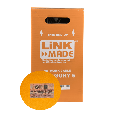 CBLL-UG LINKMADE LSZH Gris CAT6 UTP 300mt Unifilar Cobre Caja Cable Taiwan