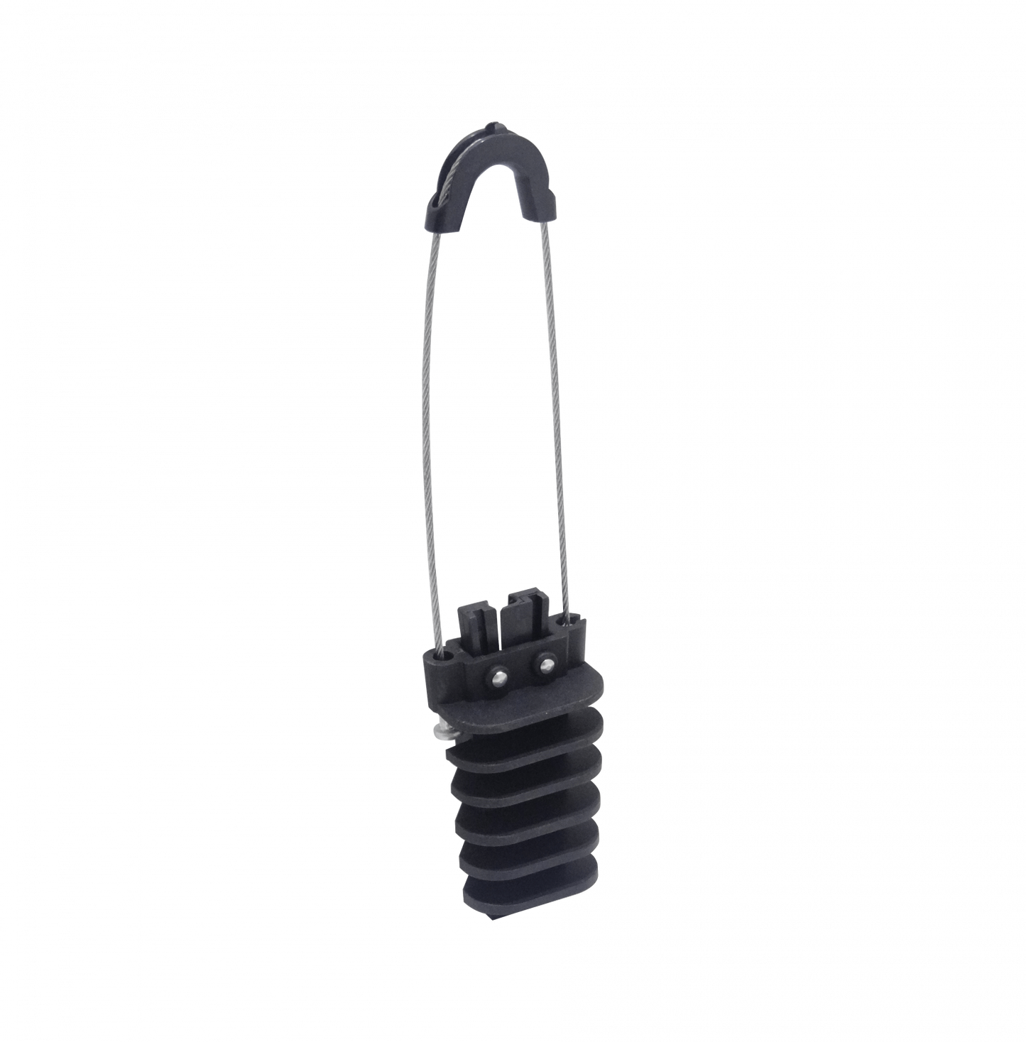 CLAMP-DROP Alambre-2,5mm 20cm Fijacion Plastica 106x63x37mm para Cable Fibra Drop