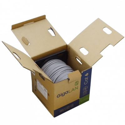 CB6F-UGH FURUKAWA Libre de Halógenos Gris Categoría 6 UTP Gigalan 305 metros Conductor Sólido Bobina Cable 23400198