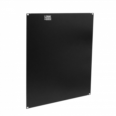 RAP-12 LINKMADE Panel Ciego 12U 534mm Obturador para Rack de 19 Pulgadas en Chapa de Hierro Negro
