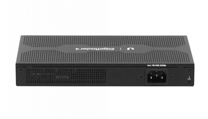 ER-4 UBIQUITI 3-1000 1-SFP 1-USB Consola-RJ45 Enrutador opc-Bastidor 220V 2x800MHz