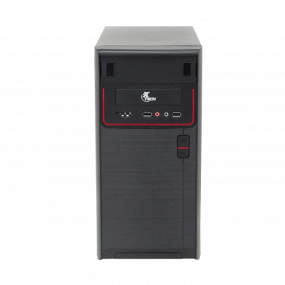 XTQ-100 XTECH Carcasa micro-ATX 600W Color Negro 2-USB-AH 2-3,5mm-H