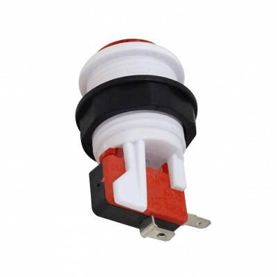 BOTON-ROJO Rojo Arcade Interruptor Pulsador 27mm NA N/A 2-pin