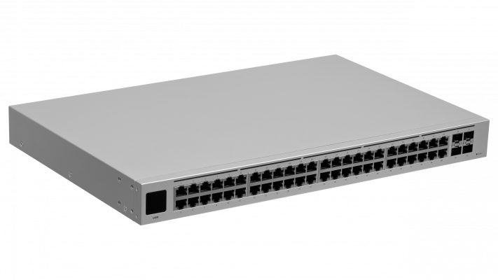 USW-48 UBIQUITI Pantalla-LCD1.3 48-Puertos-1000 4-SFP requiere-UniFi Conmutador Administrable-Capa2 Montaje-Rack